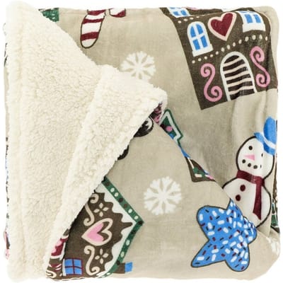 Unique Living - Plaid Snowy - 130x160cm - Mulitkleur
