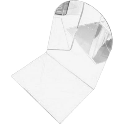 1 paire de serre-livres épais antidérapants transparents en acrylique pour bureau, serre-livres décoratifs lourds pour étudiants blanc