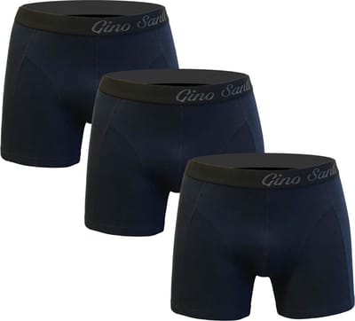 Gino Santi Boxershort 3 pack Navy Maat S