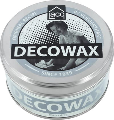 Lacq Decowax Chalky Grey - Decoratieve Interieurwas - Wax- 370 ML - Hout- Vloeren - Meubels