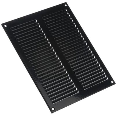 Ventilatierooster 200x250mm met Insectenhor - Metalen Rooster voor Wand of Deur