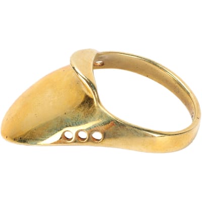 Boogschieten Duimring Messing Boog Vingerbeschermer Boogschieten Vingerbeschermer Ring voor Buiten Veiligheidsaccessoires 22mm 0.87in