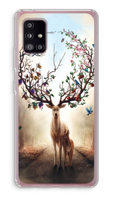 Case Company® - Hoesje geschikt voor Samsung Galaxy A51 5G hoesje - Seasons Change - Soft Cover Telefoonhoesje - Bescherming aan alle Kanten en Schermrand