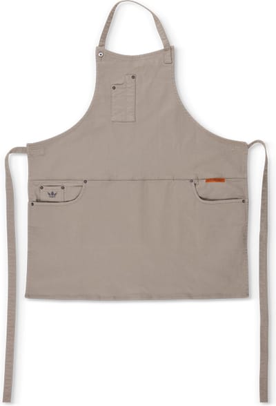 Dutchdeluxes Indigo jeans - Barbecue- of keukenschort - 5 zakken - Beige