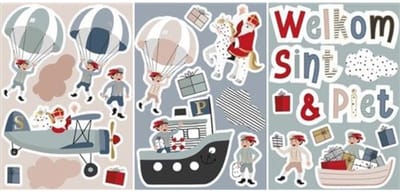 Daily Style – Raamstickers Sint & Co. – Sinterklaas