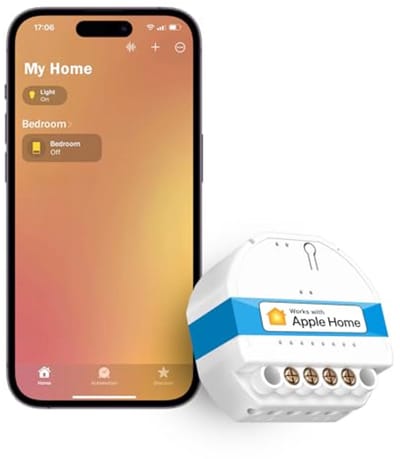 Verbonden WiFi Schakelaar met Neutraal Draad - Compatibel met HomeKit, Alexa en Google Home