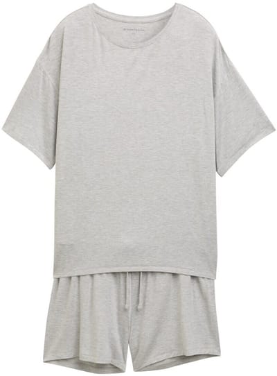 Tom Tailor - Basis pyjamaset - Maat M/38 - grey-medium-melange