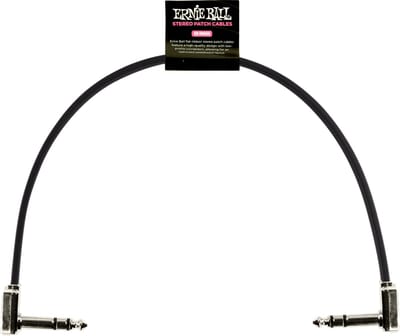 Ernie Ball 6409 Flat Ribbon Patchkabel Stereo 30cm