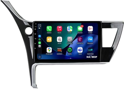 Geschikt voor Toyota Auris (2013 t/m 2016) | 10 inch Android 15.0 CarPlay autoradio | Draadloos CarPlay & Android Auto | 2GB RAM + 32GB | Externe microfoon | Bluetooth & WiFi | NAVIBOP NB-1774 | Bouwjaar 2013 t/m 2016