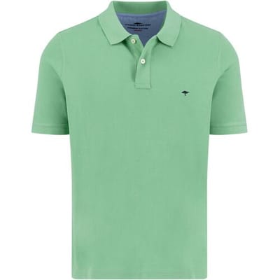 Fynch-Hatton Polo Uni Color Supima Cotton Turf Green / male