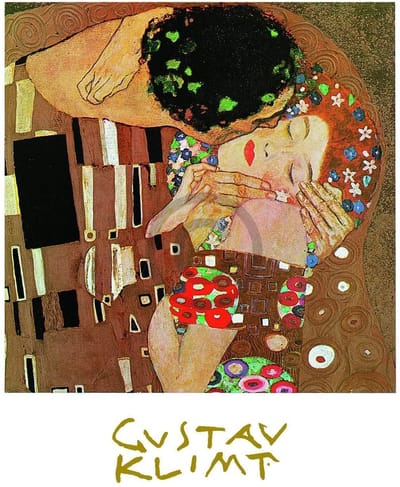 poster Gustav Klimt - Il bacio Kunstdruk 50x70cm