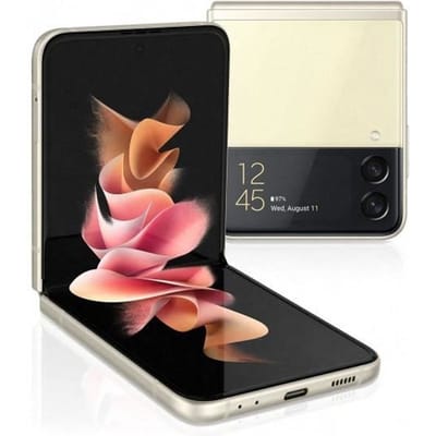 Refurbished Samsung Galaxy Z Flip 3 5G Smartphone 8GB RAM+128GB/256GB Ontgrendeld SIM+eSIM 8+128GB wit