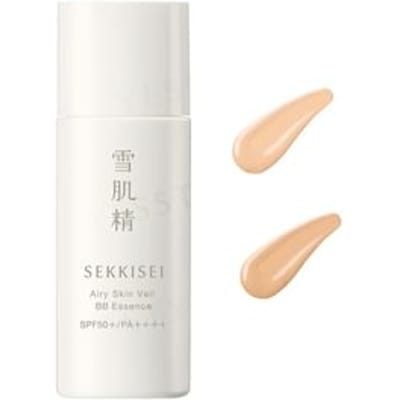 Kose - Sekkisei Airy Skin Veil BB Essence SPF 50+ PA++++ 01 Slightly Light Natural - 30ml