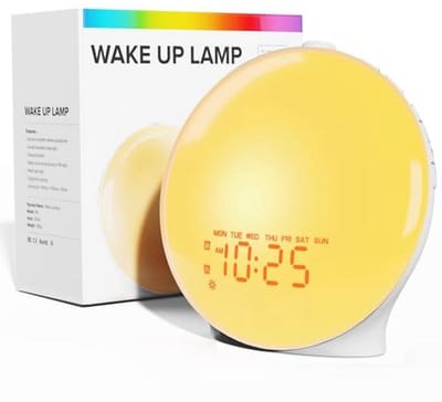 Lichtwekker met Bluetooth speaker en FM-radio – Dual alarm met zonsopgang simulatie