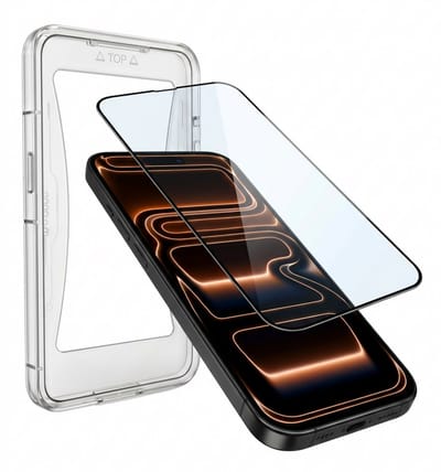 Screenprotector - Geschikt voor iPhone 17 Pro / 18 Pro - Met Installatie Kit - Gehard Glas - Beschermglas - Tempered Glass - Screen Protector