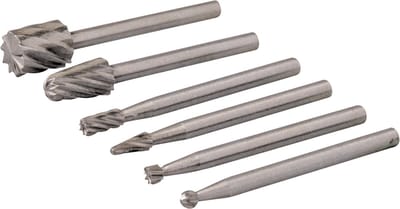 Silverline Ontbraamset HSS - 6-delig - Ø 2-7 mm - Voor Metaal, Plastic en Hout