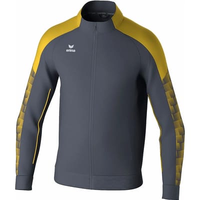 Erima Evo Star Trainingsjack Heren - Slate Grey / Geel | Maat: S
