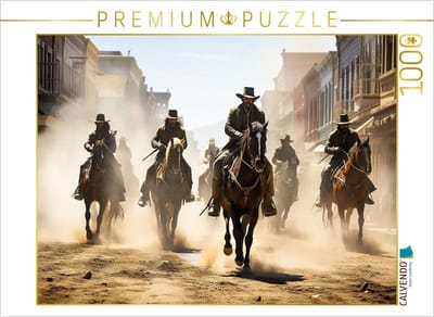 Fotopuzzel Western - 1000 Stukjes - Ontspanning Thuis - Unieke Afbeeldingen - 64x48 cm