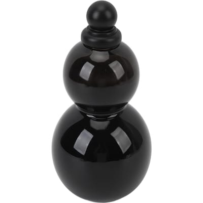 Gourde 800 ml, bouteille d'eau portable d'extérieur, décoration rétro avec sangle brillante noir
