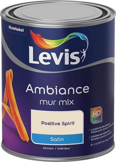 Levis - Ambiance Mur Satin Mix - Positive Spirit - Mengverf - 1 L