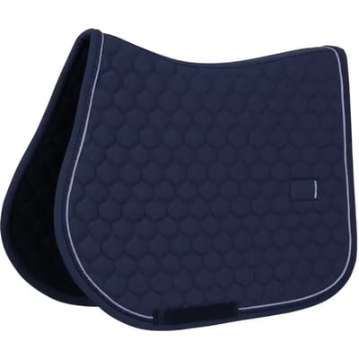 Kentucky Horsewear - Zadeldoek onion quilt rubber logo jumping marine