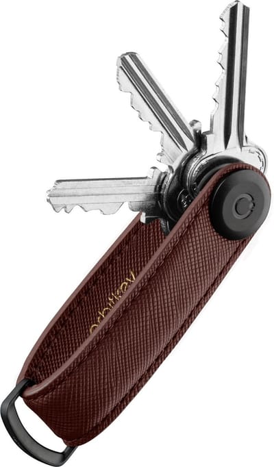 Orbitkey Sleutelhouder / Sleutelhanger - Saffiano Key Organiser 2.0 - Rood