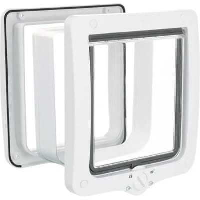 Trixie - 4-Weg Kattenluik - XL - Inclusief Tunnelstuk - 24X28 cm