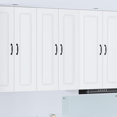 vidaXL - Vaatwasserpaneel - Kalmar - Wit - 60 - x - 31 - x - 100 - cm - Bewerkt - hout