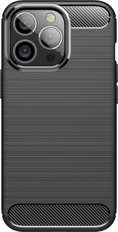 Just in Case hoesje geschikt voor iPhone 13 Pro - Rugged TPU - Zwart