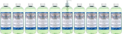 Handzeep Hamam 1 liter - set van 10 stuks - met gratis pomp - Voordeelverpakking