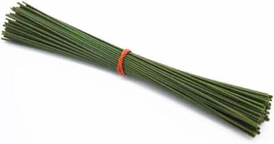 Bloemendraad 50 stuks - Knutseldraad decoratie - Bloemstukken maken - Flexibele metaaldraad - 5 cm lengte - Groen