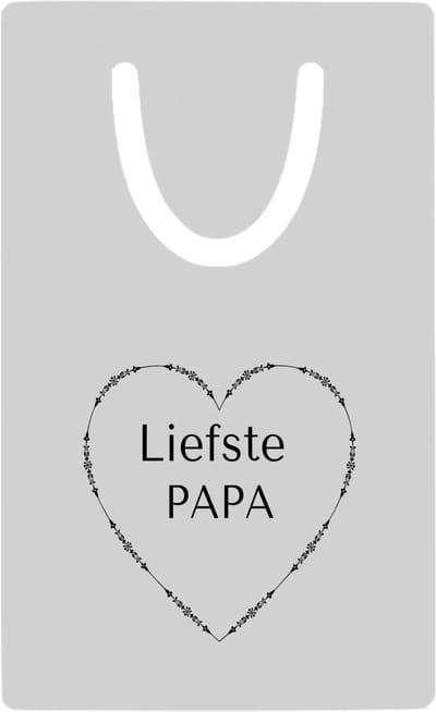 Hacebo® - liefste papa metalen boekenlegger - Vader - de liefste papa - vader cadeautjes - vaderdag - verjaardag - geschenk - kado - vader artikelen Bladwijzer boekenleggers - 7.6 cm x 5cm