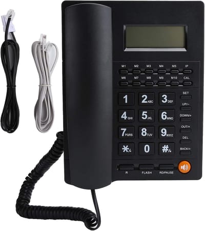 Vaste Telefoon met Grote Knoppen en Beller-ID - Ideaal voor Ouderen en Kantoor