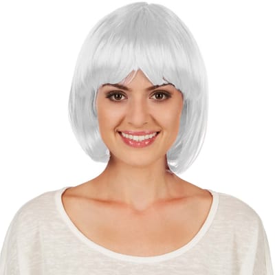 dressforfun - Bob wit - verkleedkleding kostuum halloween verkleden feestkleding carnavalskleding carnaval feestkledij partykleding - 303643