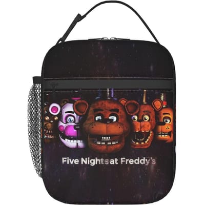 Five Nights At Freddy's FNAF Geïsoleerde Lunchtas voor Dames Kinderen Lekvrije Voedseldozen Thermische Lunchbox Tote One Size