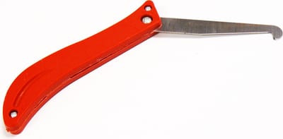 Onkruidkrabber - Onkruidmes - Voegenmes - Ergonomische Handgreep - Rood