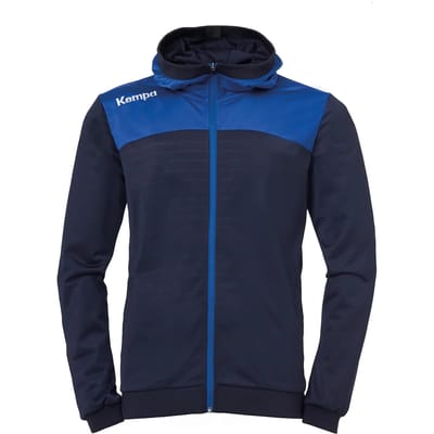 Kempa Emotion 2.0 Hooded  Sportjas - Maat 128  - Unisex - navy'blauw