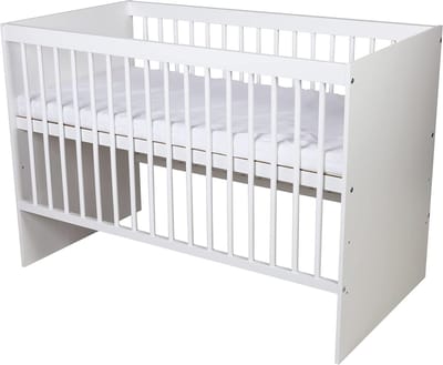 Ledikant voor Baby met Verstelbare Hoogte - Veilig en Natuurlijk Hout 120x60 cm