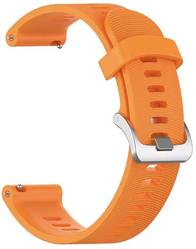 Siliconen bandje geschikt voor Garmin - Horlogeband geschikt voor Garmin Vivo Active - Oranje - 20MM - CHPN