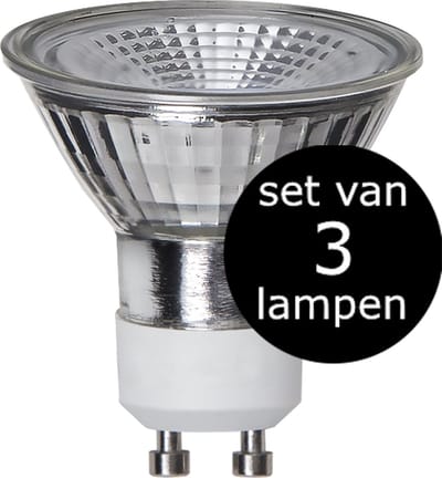 3-Pack | Spot - GU10 - 3.2W - Extra Warm Wit - 2700K