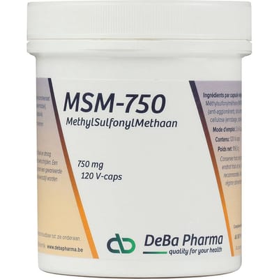 DeBa Pharma MSM 750 mg 120 Capsules