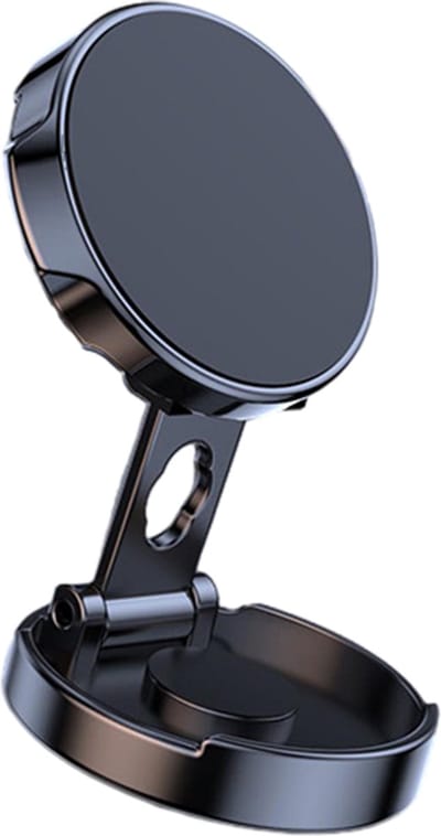 DrPhone MagnoMount ProMax Magnetische Auto TelefoonHouder – 720 Graden Verstelbaar - Draaibaar – Opvouwbaar - Multifunctioneel - Zwart