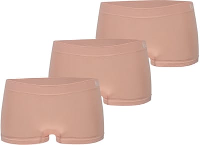 Dames Bamboe Hispter zonder naden 3 pack beige