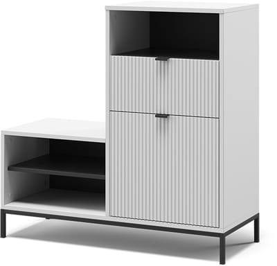 Vicco Eliza Schoenenbank – 100 x 98.5 cm met deur en lade Wit
