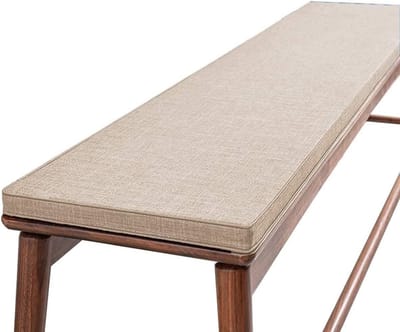 Tuinbank Kussen - Buitenbank Kussen - Comfortabel Zitten - Waterbestendig Schuim - 100 x 30 cm - Grijs