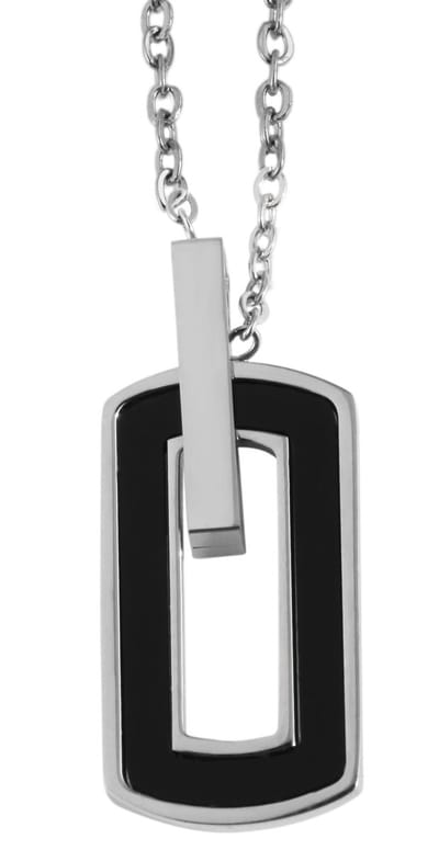 AKZENT Akzent damesketting met hanger Bale, zilverkleurig, duurzaam