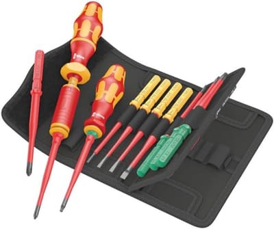 VDE Draaimoment Wisselklingenset 16-delig met Ergonomische Handgreep - Instelbaar van 1,2-3,0 Nm