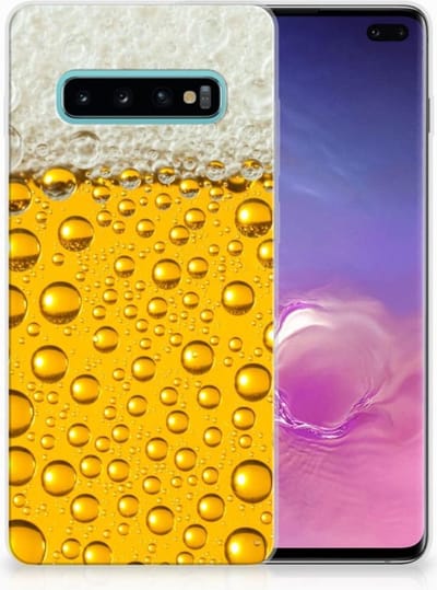 Samsung Galaxy S10 Plus Siliconen Case Bier