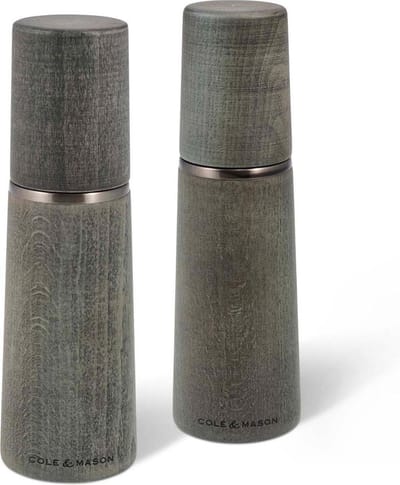 Cole & Mason - Marlow Salt and Pepper Mill Beech Wood Gift Set, unfilled 18.5 cm