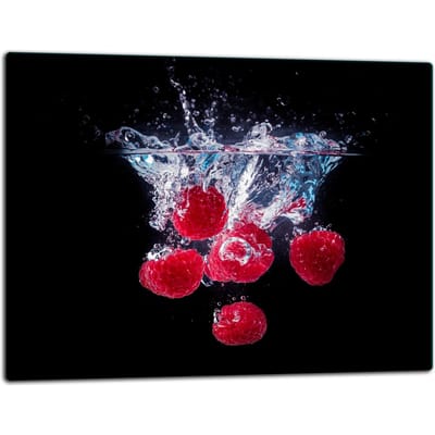 TMK ArtDeko - Glazen Snijplank - 52cm x 40cm - Voor Inductiekookplaten - Gelaagd Glas